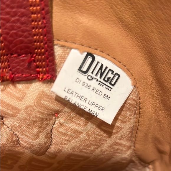 Dingo Red Heeled Boots - Picture 5 of 5